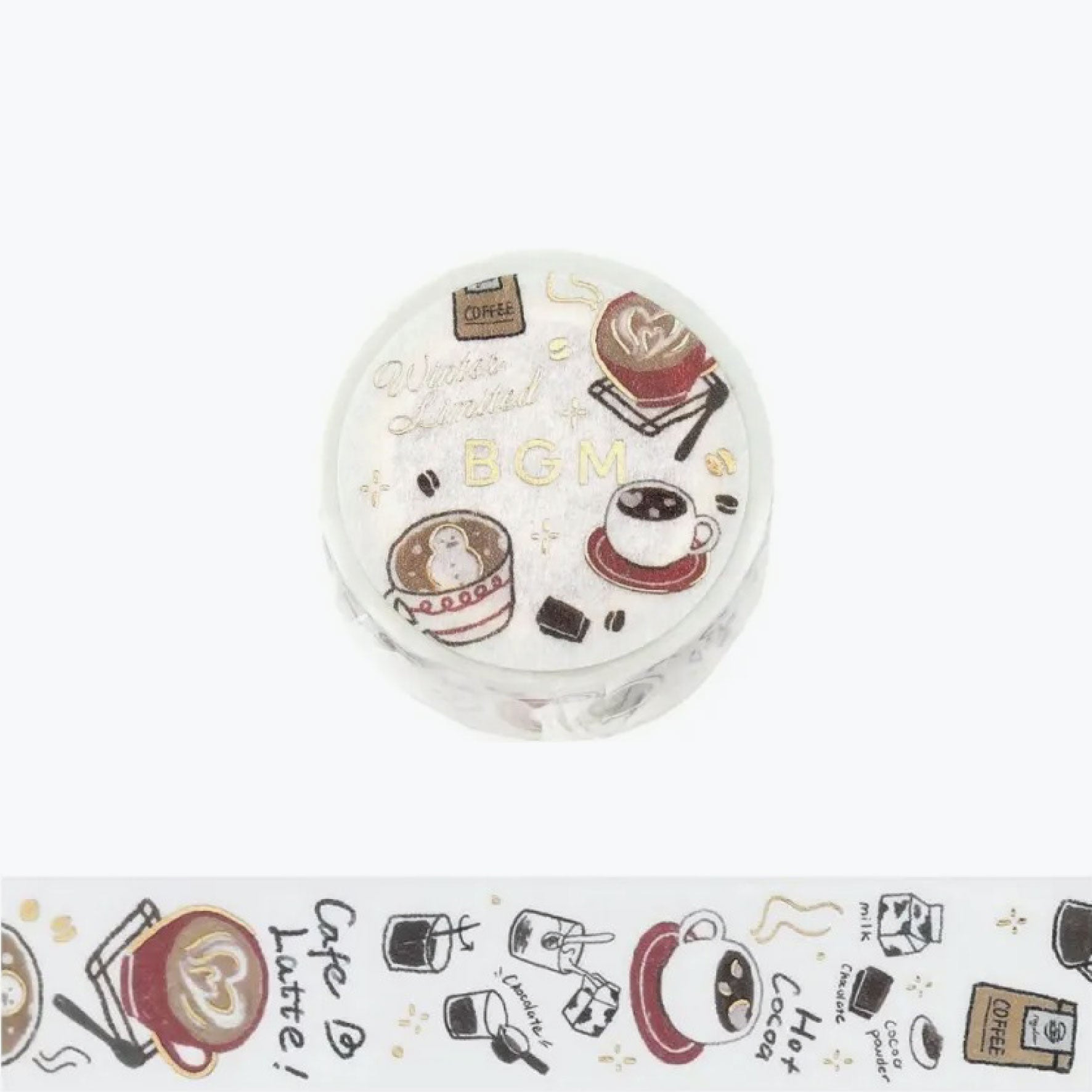 BGM - Washi Tape - 2025 Winter Limited - Winter Drink <Outgoing>