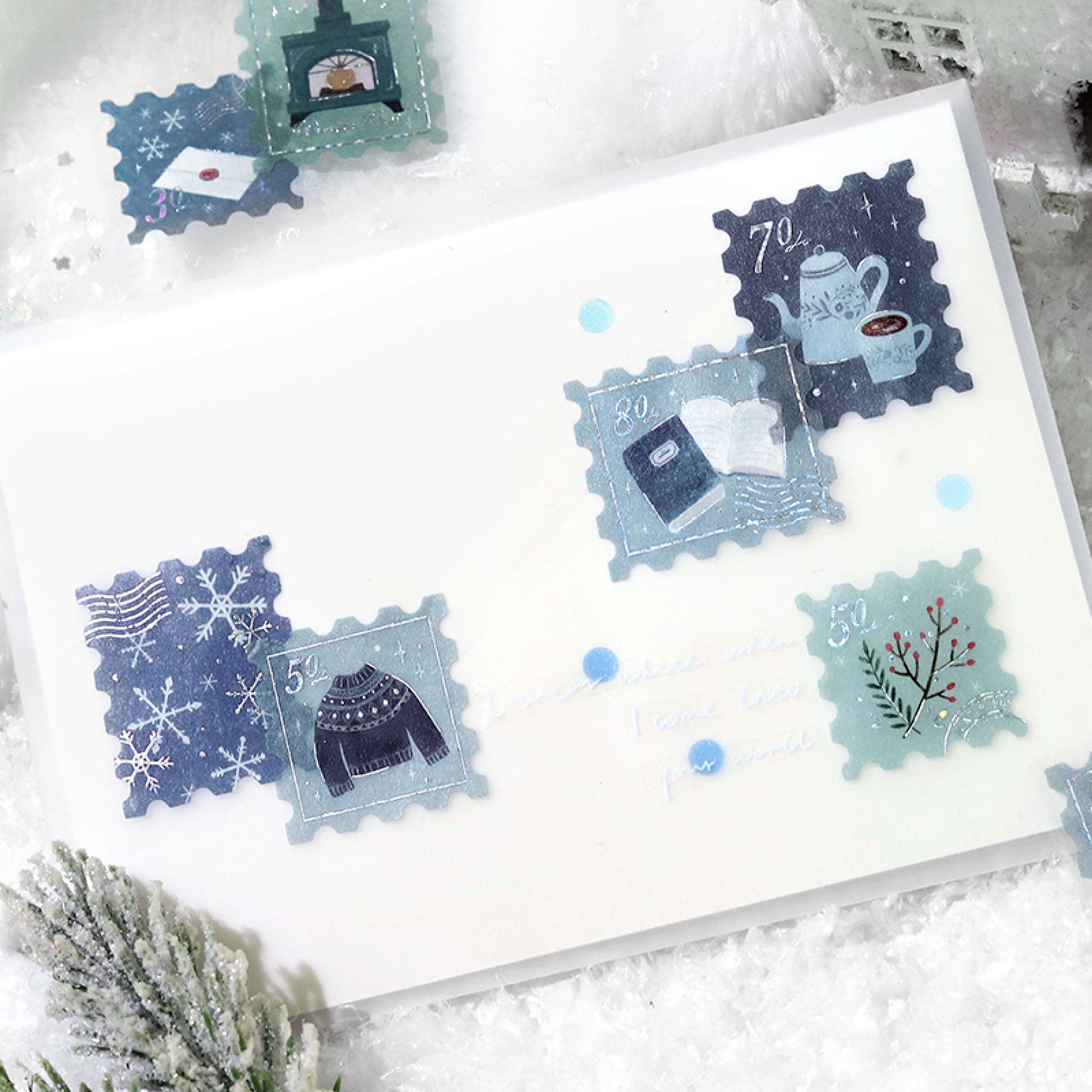 BGM - Planner Sticker - Flake Seal - 2025 Winter Limited - Winter Letter <Outgoing>