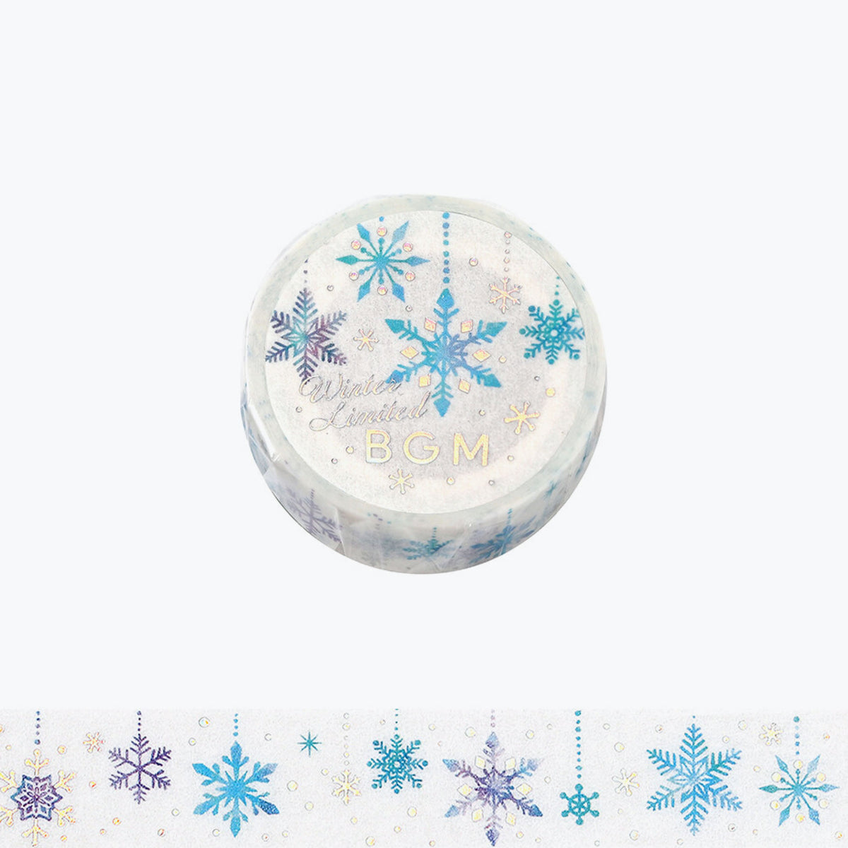 BGM - Washi Tape - 2026 Winter Limited - Snow Flake