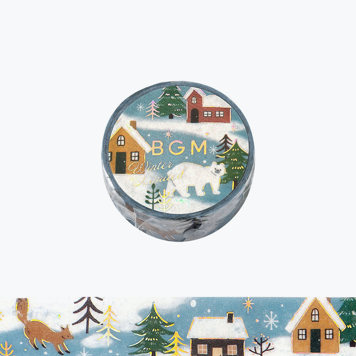 BGM - Washi Tape - 2026 Winter Limited - Winter Scene