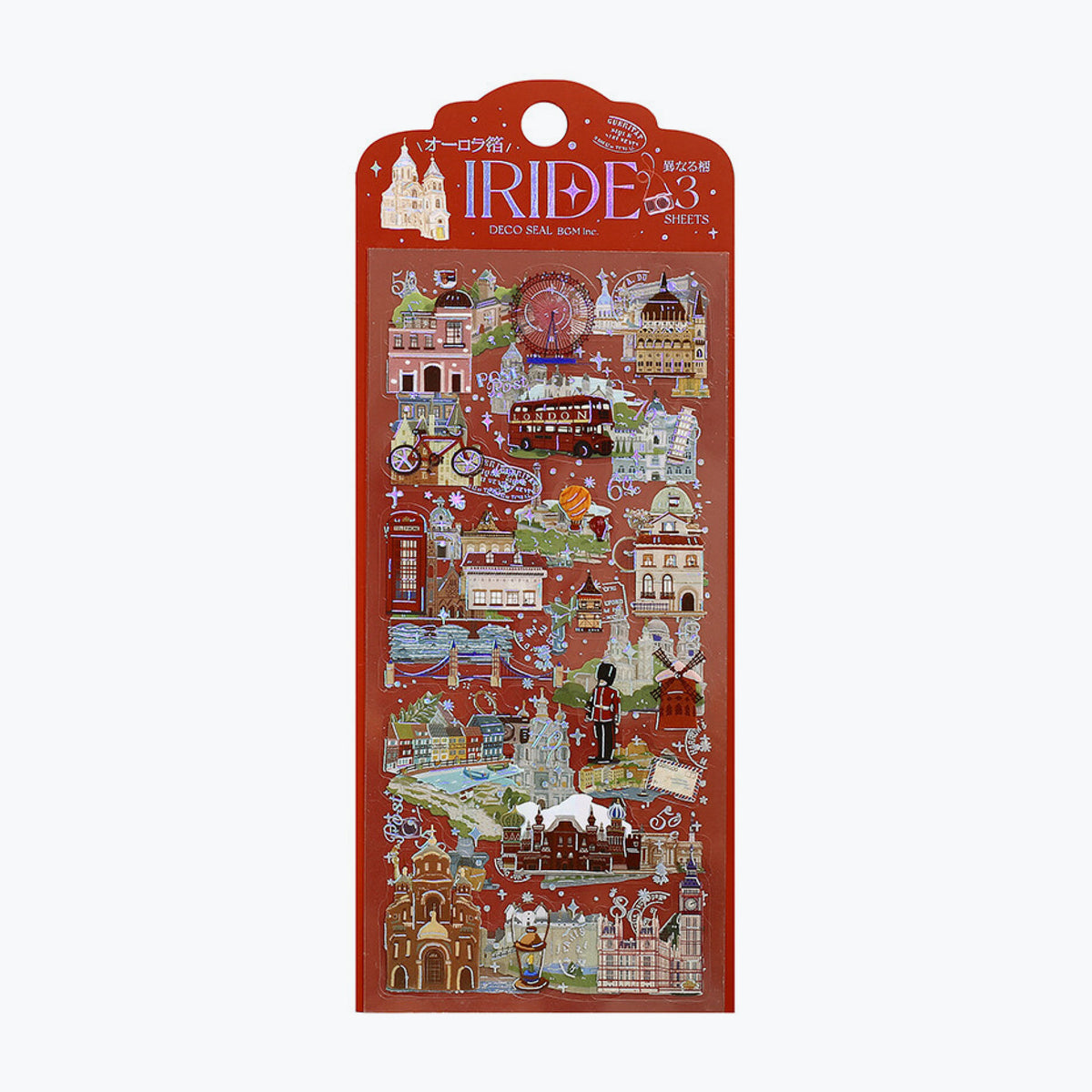BGM - Planner Sticker - Clear PET - Iride Vol. 5 - Around the World