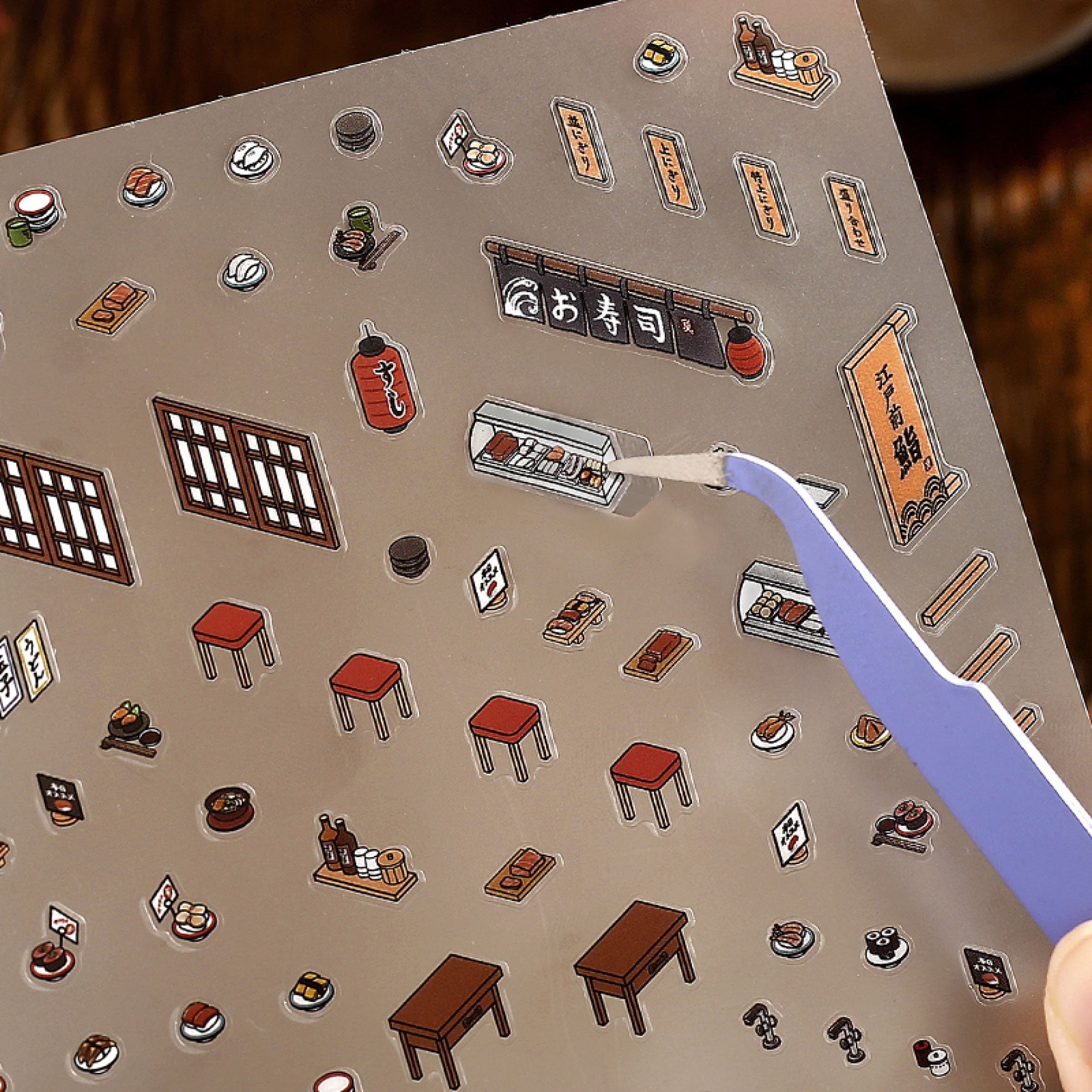BGM - Planner Sticker - 2.5D Stickers - Vol. 3 - Sushi