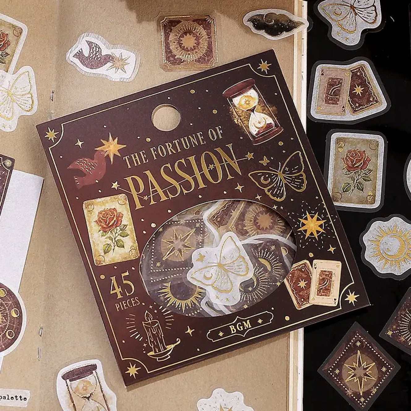 BGM - Planner Sticker - Flake Seal - Fortune - Passion <Outgoing>