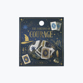 BGM - Planner Sticker - Flake Seal - Fortune - Courage