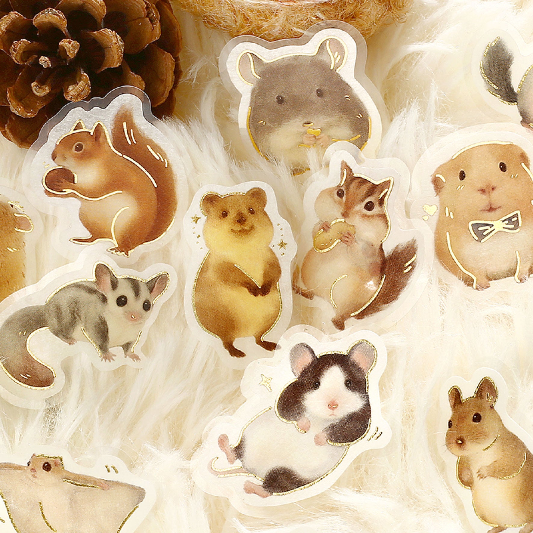 BGM - Planner Sticker - Flake Seal - Ippai - Animals