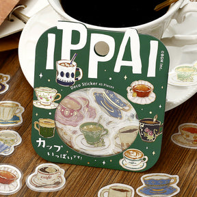 BGM - Planner Sticker - Flake Seal - Ippai - Cups