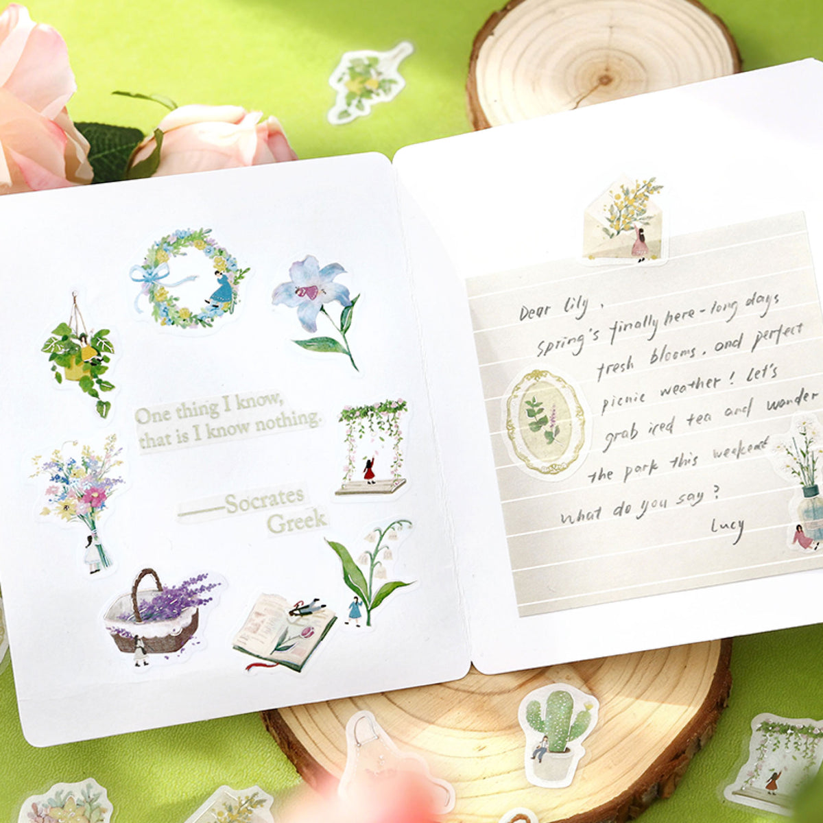 BGM - Planner Sticker - Flake Seal - Petit Story - Garden