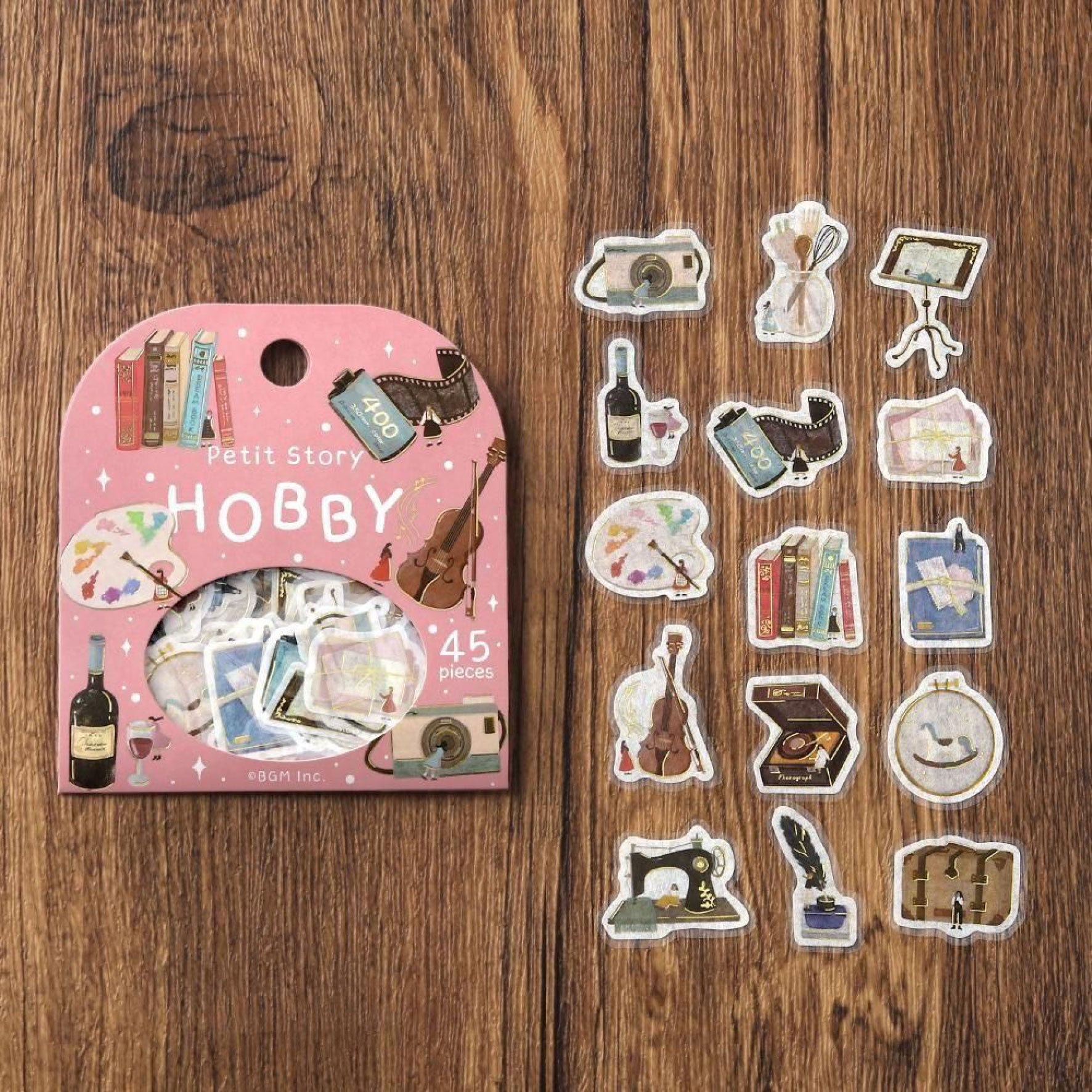 BGM - Planner Sticker - Flake Seal - Petit Story - Hobby