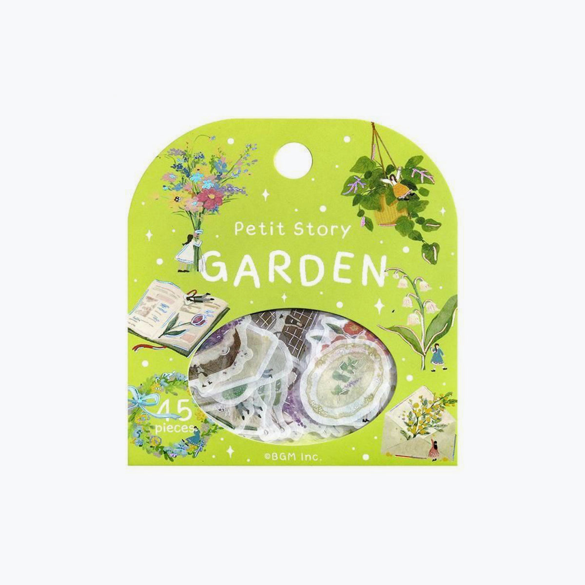 BGM - Planner Sticker - Flake Seal - Petit Story - Garden