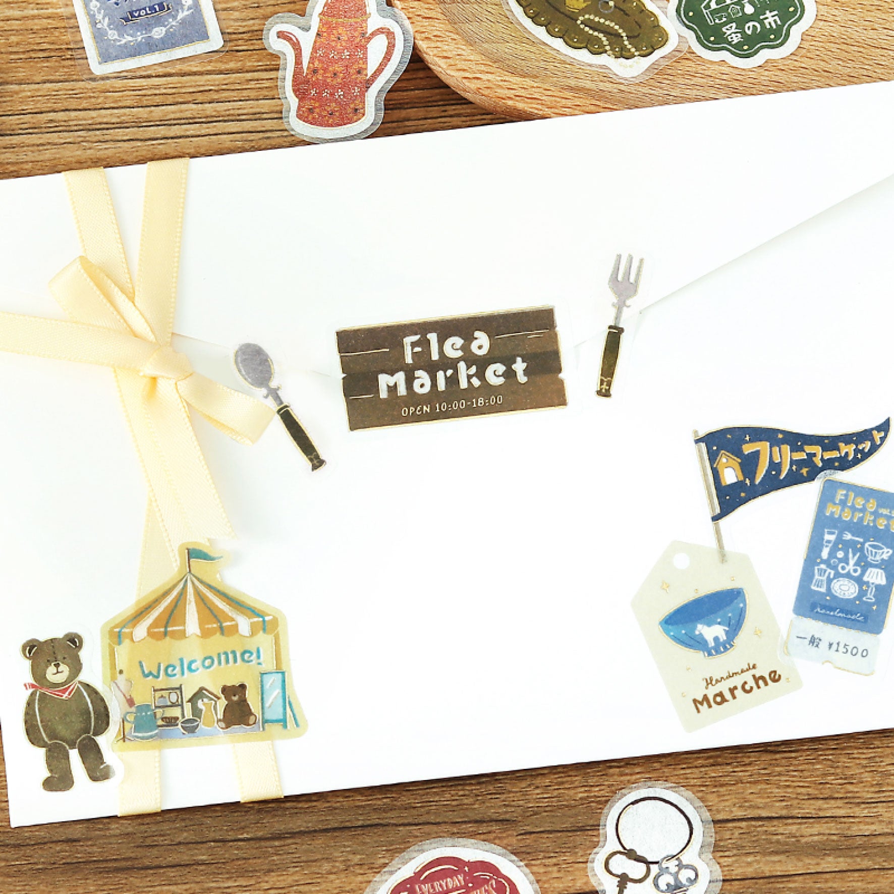 BGM - Planner Sticker - Flake Seal - Retro Stroll - Flea Market