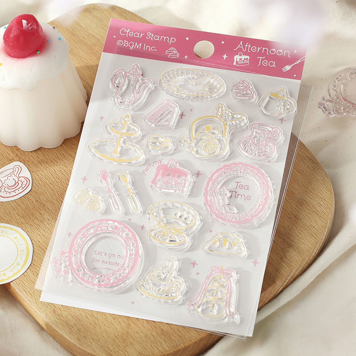 BGM - Stamp - Clear - Afternoon Tea