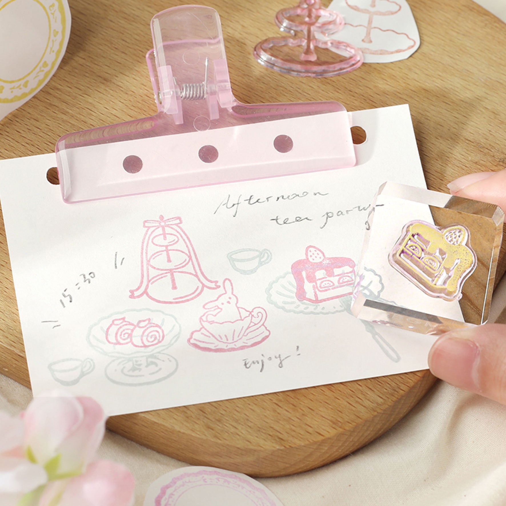 BGM - Stamp - Clear - Afternoon Tea