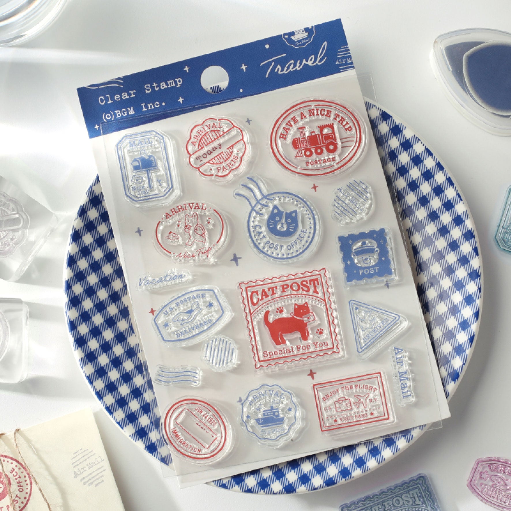 BGM - Stamp - Clear - Travel