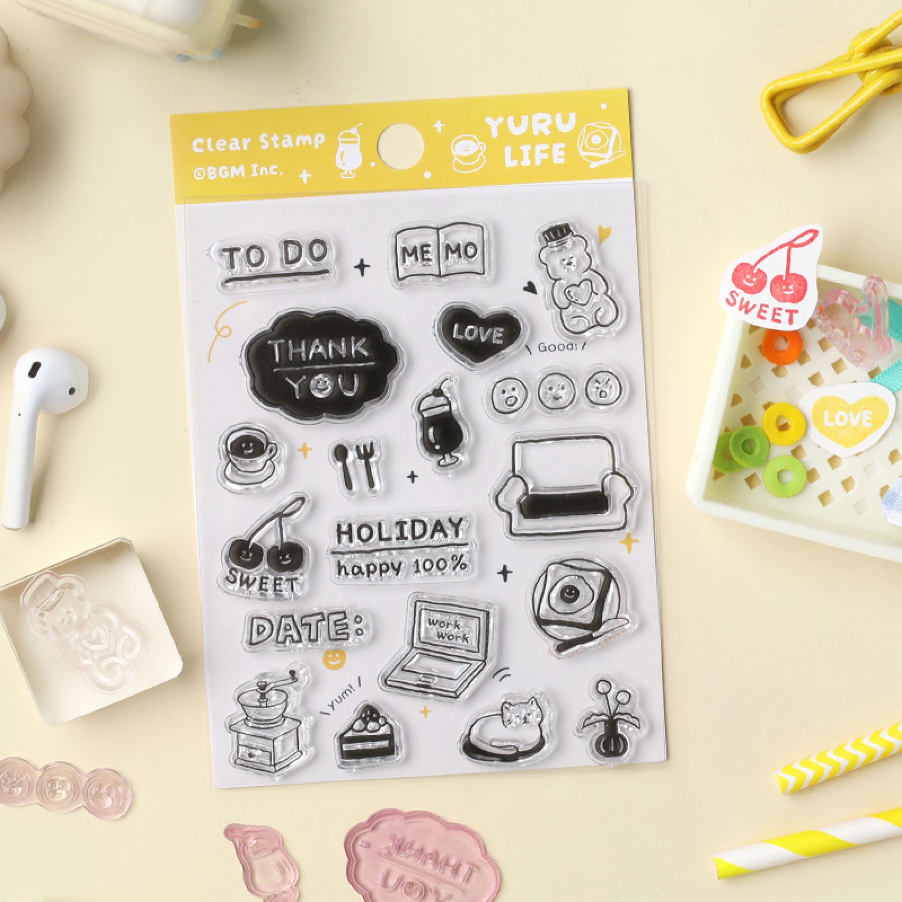 BGM - Stamp - Clear - Yuru Life