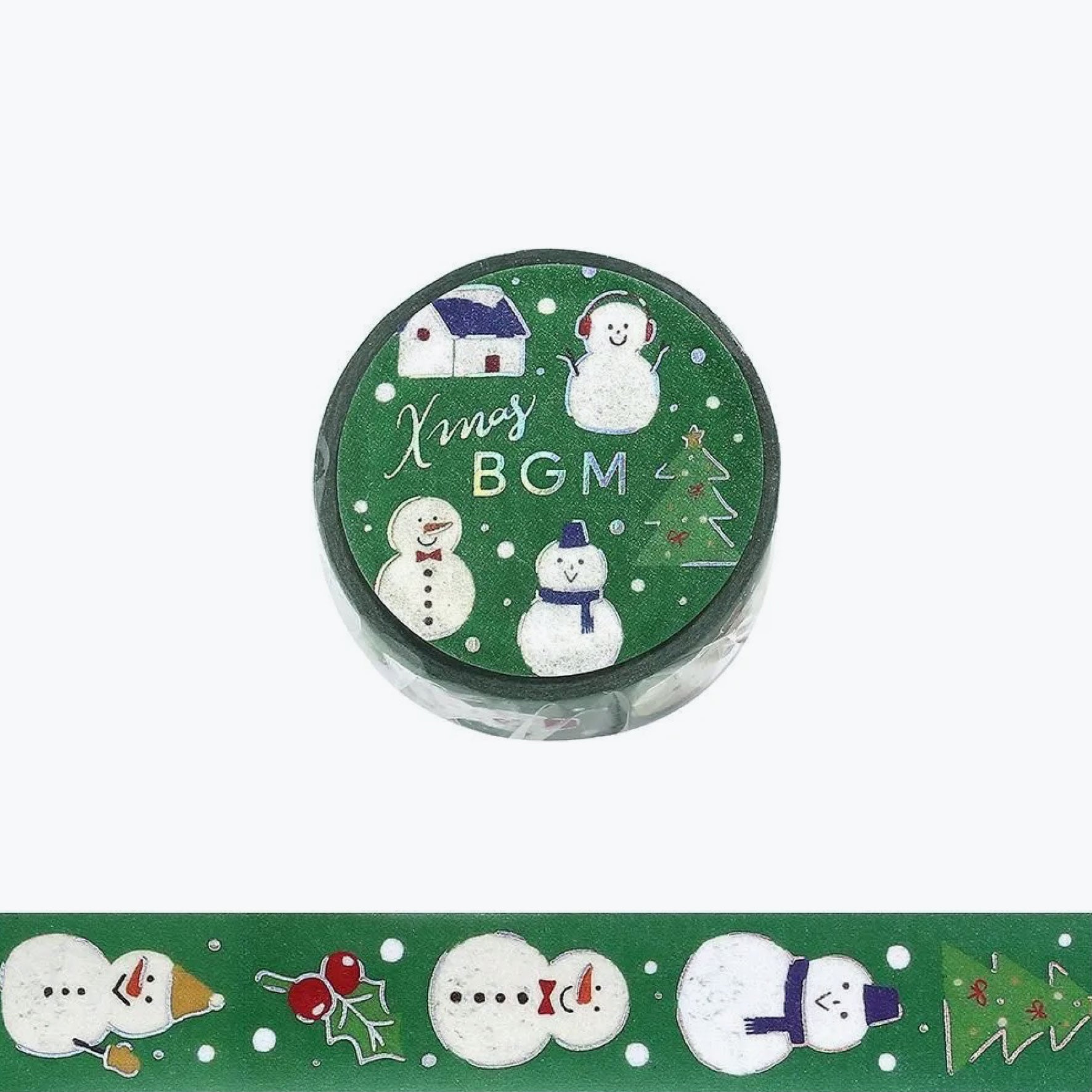 BGM - Washi Tape - Christmas Limited - Snowman <Outgoing>