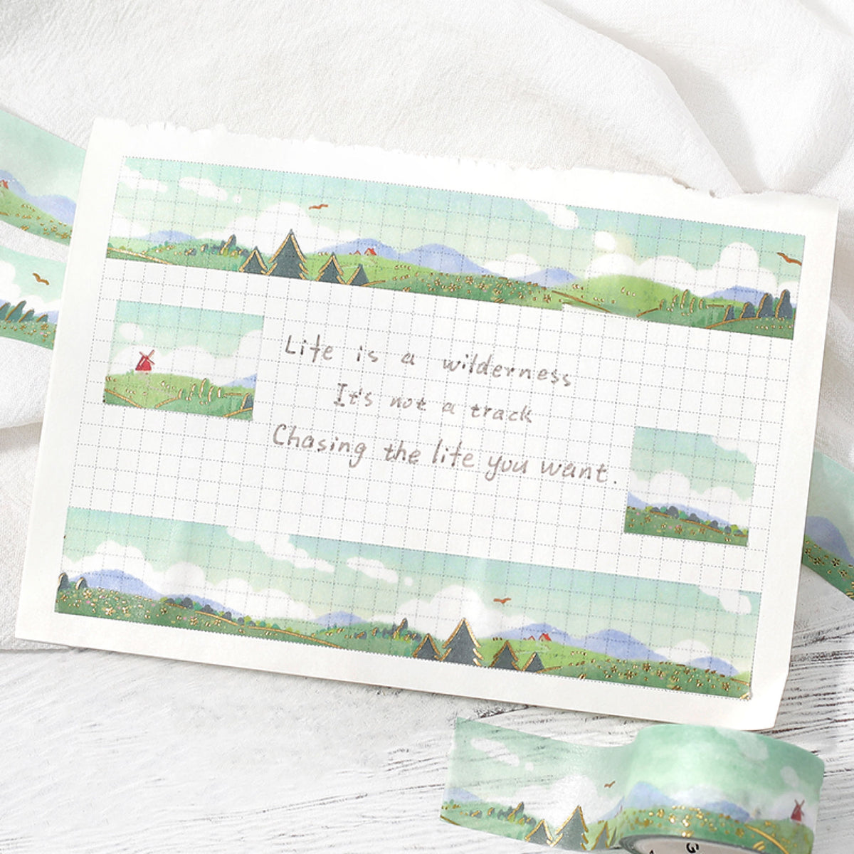 BGM - Washi Tape - Dreamy Scenery - Fields
