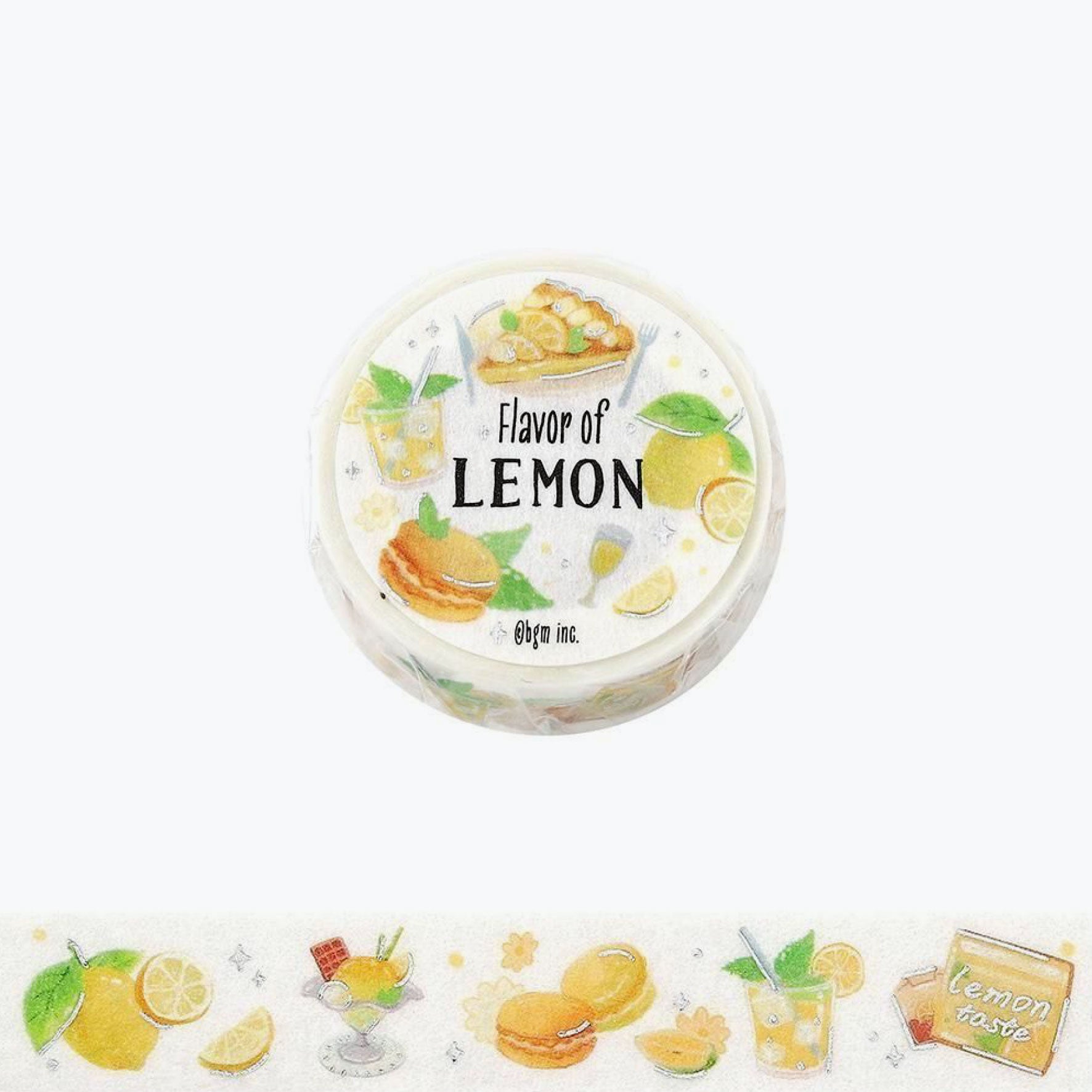 BGM - Washi Tape - Flavor of - Lemon