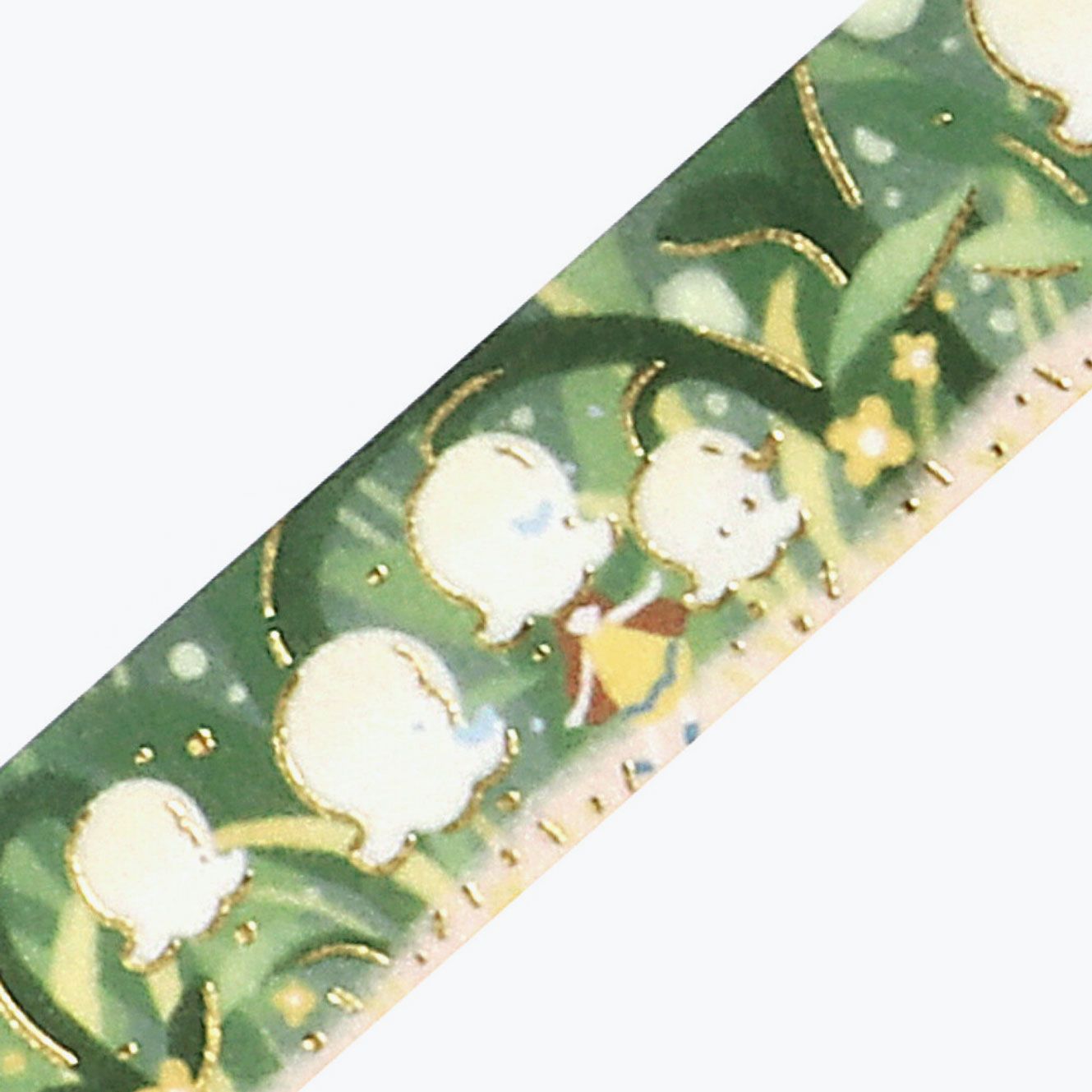 BGM - Washi Tape - Flower Story - Green <Outgoing>