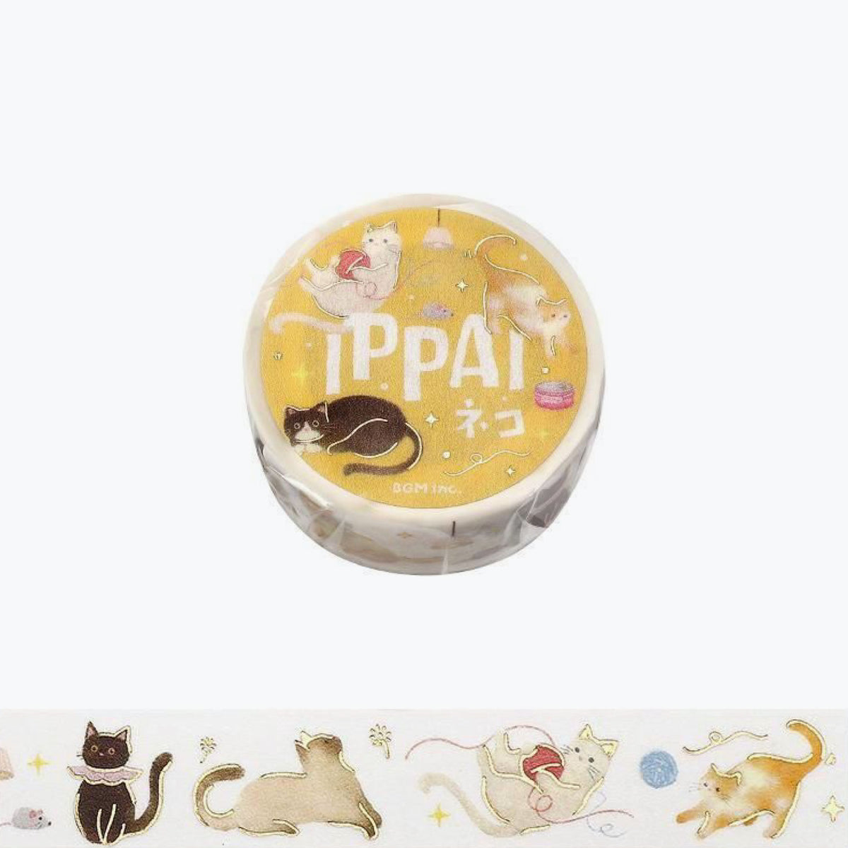 BGM - Washi Tape - IPPAI - Cats
