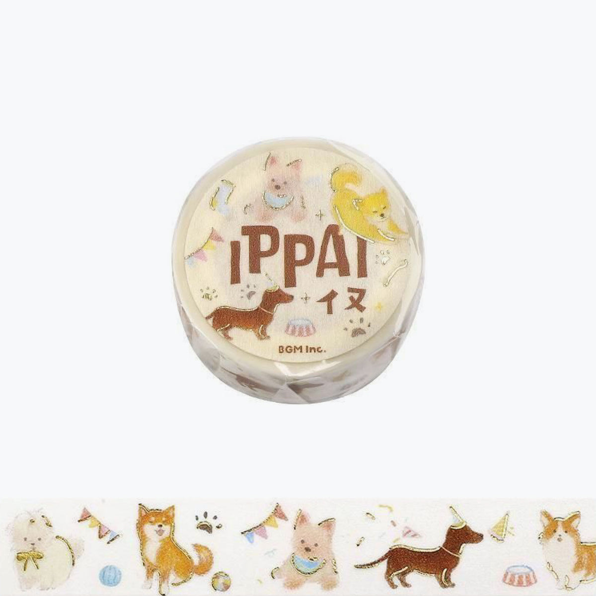 BGM - Washi Tape - IPPAI - Dogs