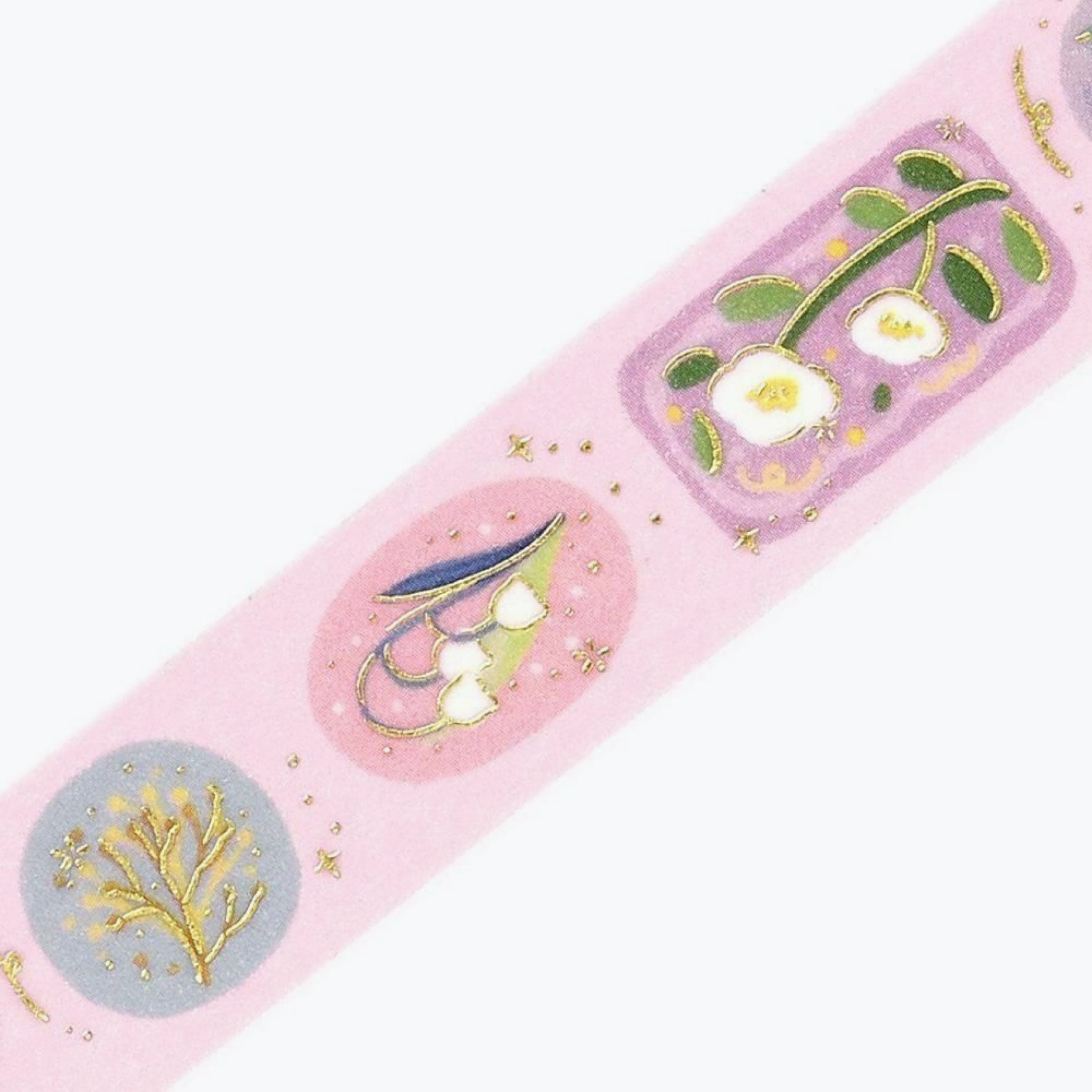 BGM - Washi Tape - Life Foil - Flower Brooch