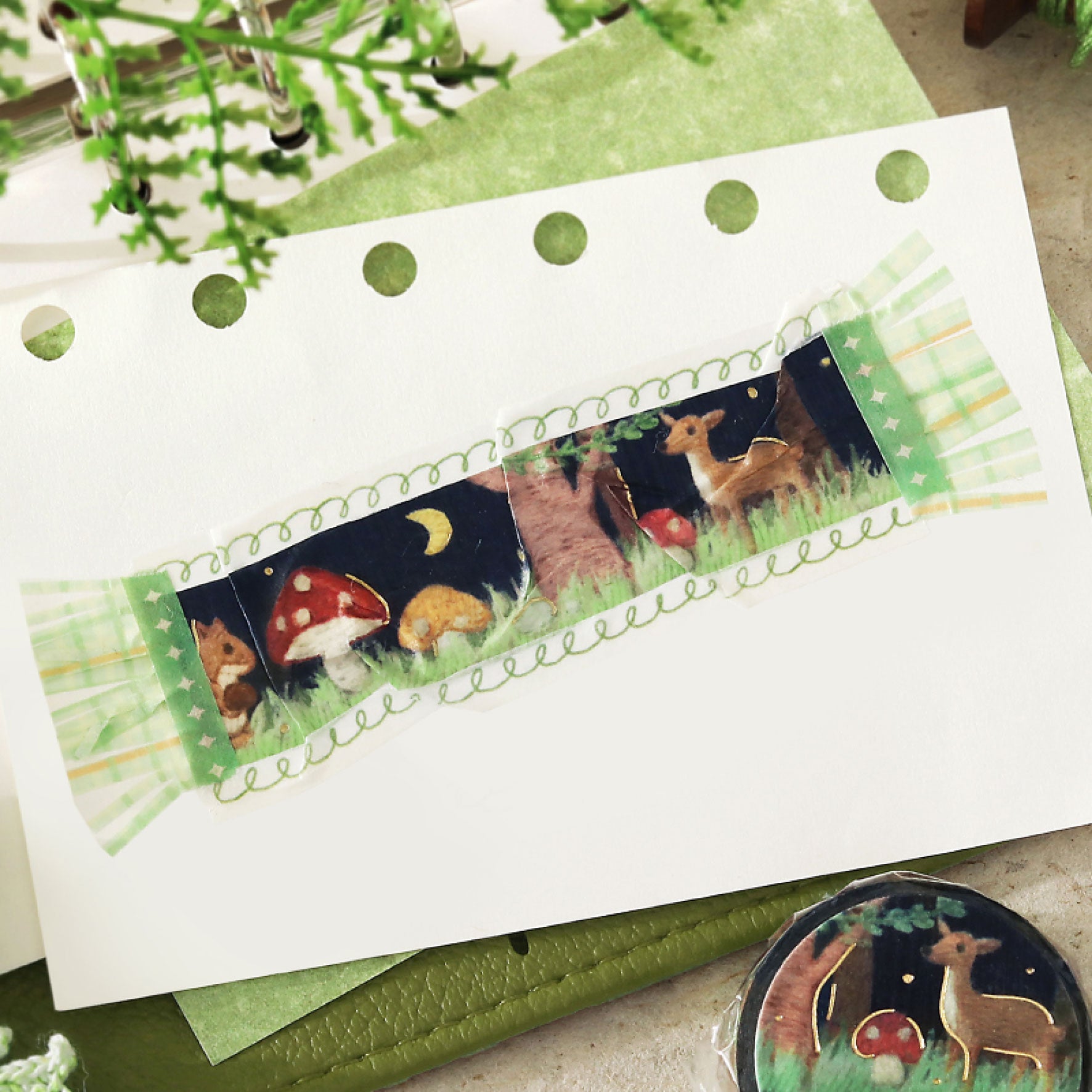 BGM - Washi Tape - Pieni Stitch - Tiny Forest