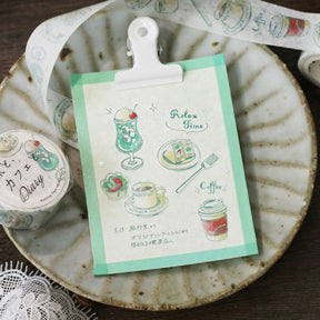 BGM - Washi Tape - Travel Cafe - Mint