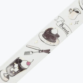 BGM - Washi Tape - Travel Cafe - Noir
