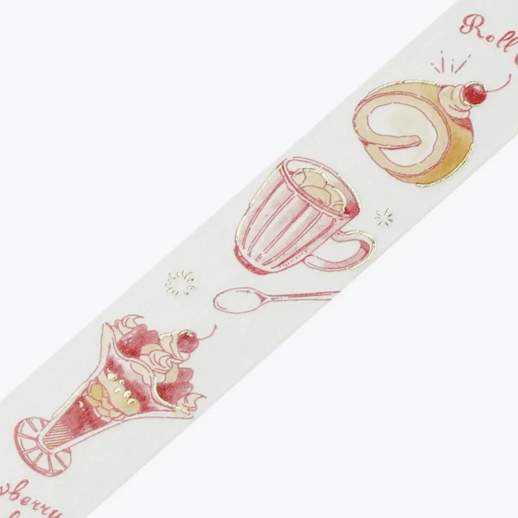 BGM - Washi Tape - Travel Cafe - Rose <Outgoing>