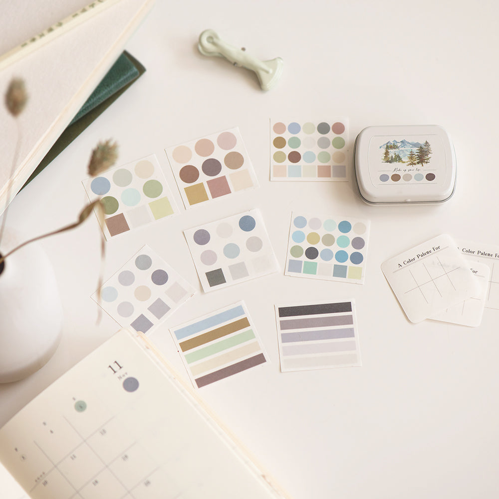 MU Lifestyle - Planner Sticker - Mini Tin Palette - #01