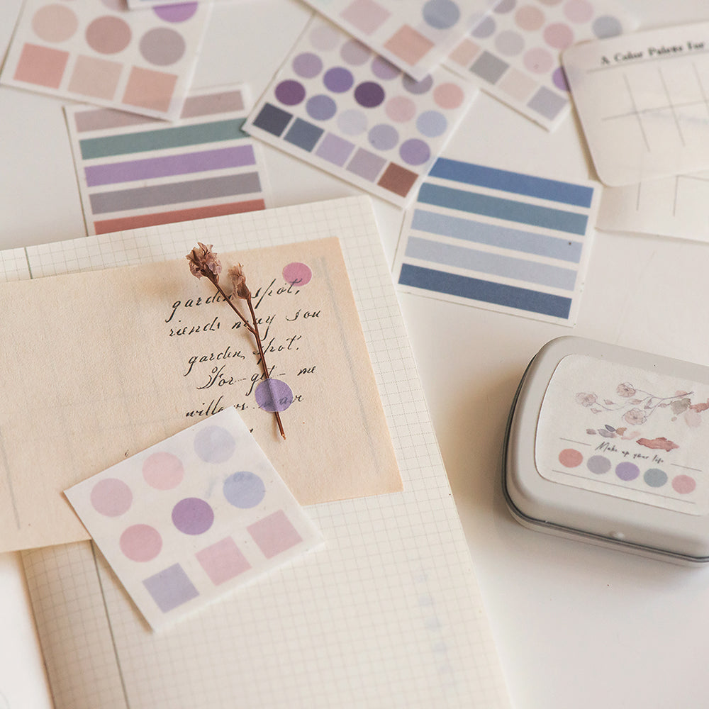 MU Lifestyle - Planner Sticker - Mini Tin Palette - #02