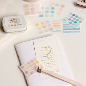 MU Lifestyle - Planner Sticker - Mini Tin Palette - #03