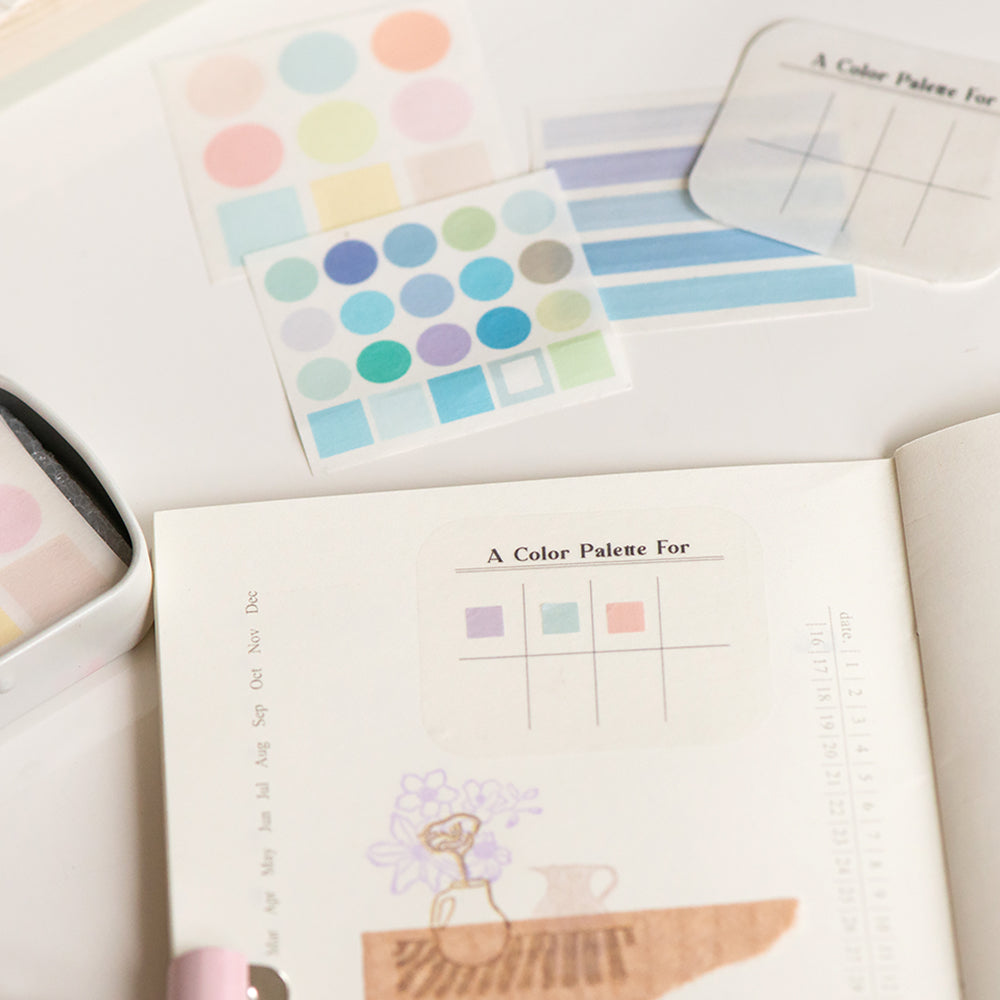 MU Lifestyle - Planner Sticker - Mini Tin Palette - #03