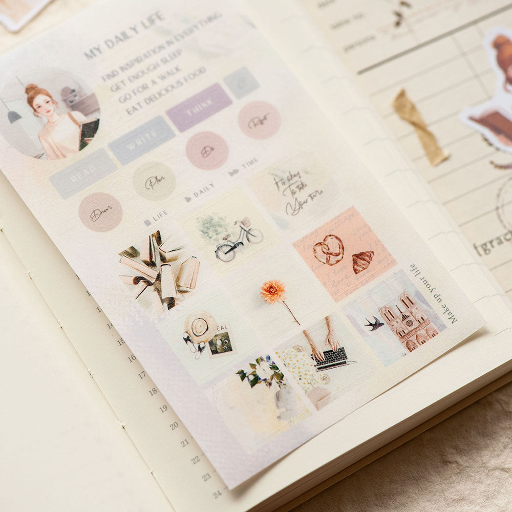 MU Lifestyle - Planner Sticker - Girl Stickers - #003