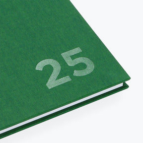 Bookbinders Design - 2025 Diary - Hardcover - Regular - Green