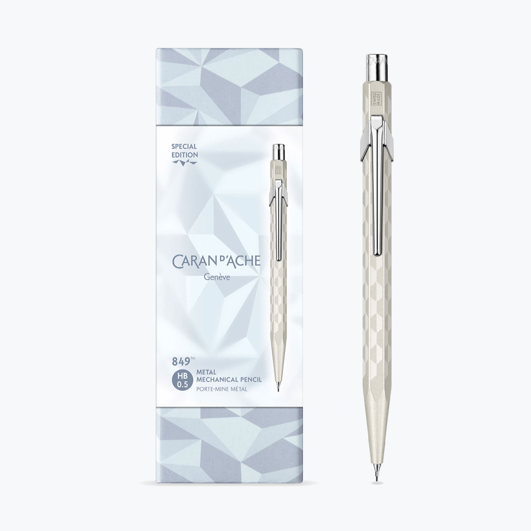 Caran d'Ache - Mechanical Pencil - 849 - Alpine Frost - White