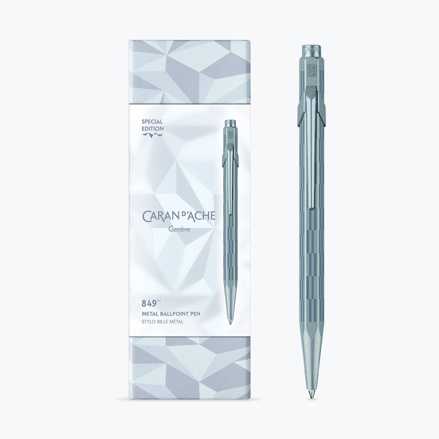 Caran d'Ache - Ballpoint Pen - 849 - Alpine Frost - Blue