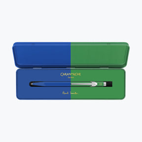 Caran d'Ache - Ballpoint Pen - 849 Paul Smith 4 - Cobalt Blue & Emerald Green