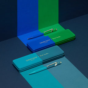 Caran d'Ache - Ballpoint Pen - 849 Paul Smith 4 - Cobalt Blue & Emerald Green