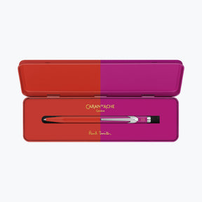 Caran d'Ache - Ballpoint Pen - 849 Paul Smith 4 - Warm Red & Melrose Pink