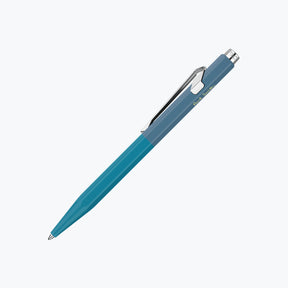 Caran d'Ache - Ballpoint Pen - 849 Paul Smith 4 - Cyan Blue & Steel Blue