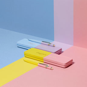 Caran d'Ache - Ballpoint Pen - 849 Paul Smith 4 - Chartreuse Yellow & Rose Pink