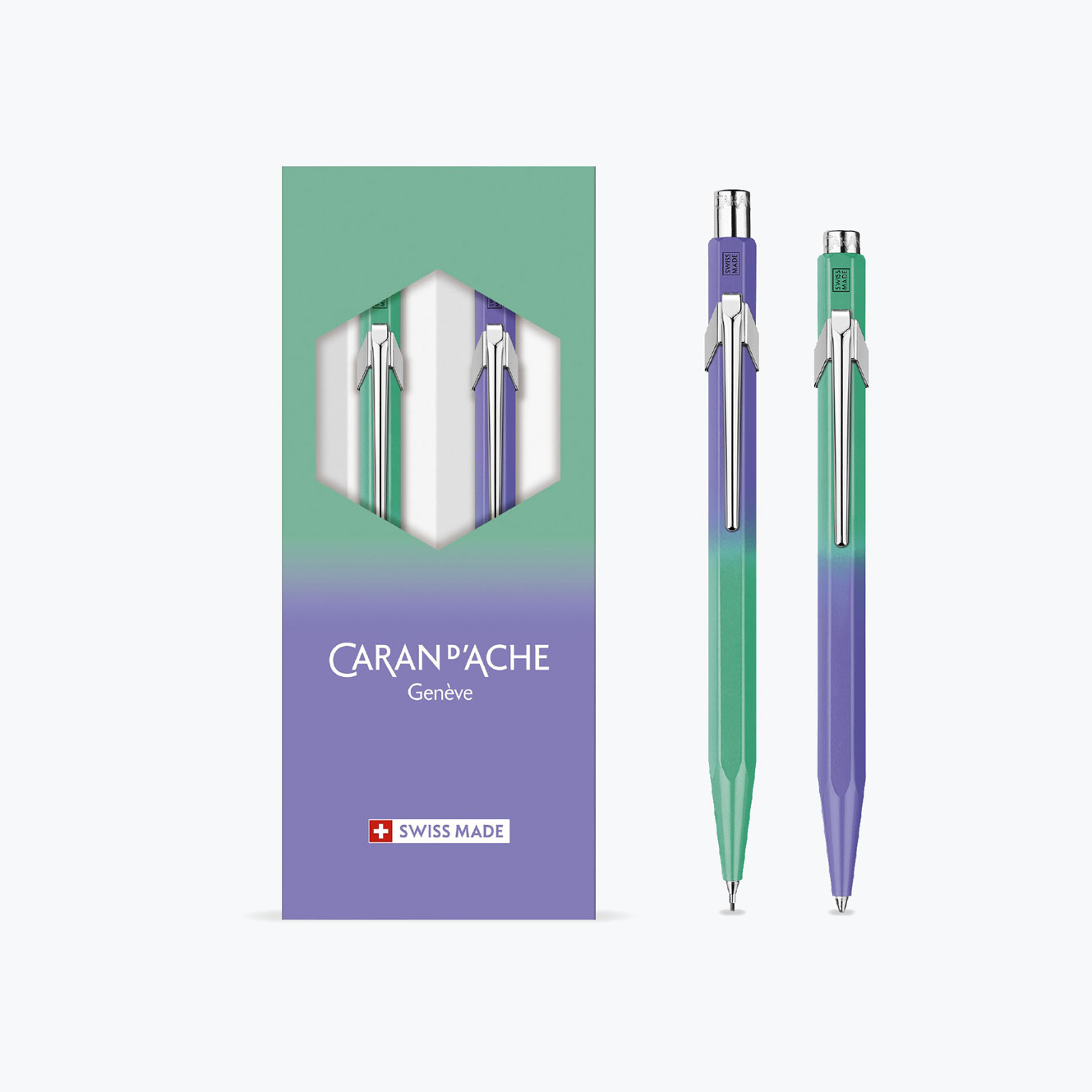 Caran d'Ache - Ballpoint Pen + Mechanical Pencil - 849 Borealis