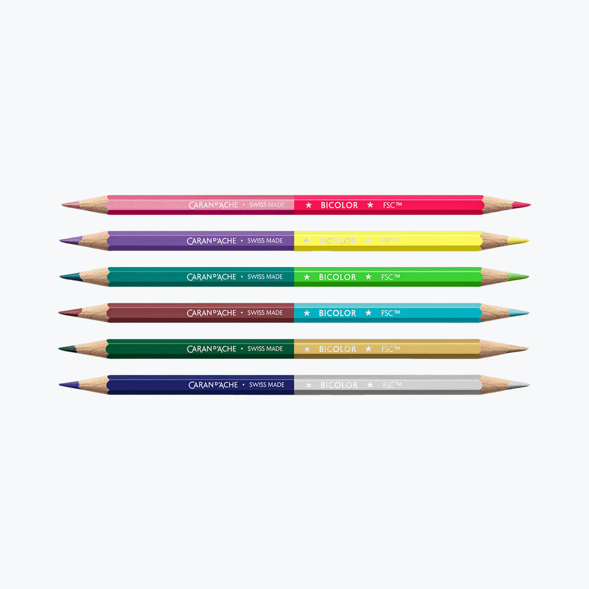 Caran d'Ache - Coloured Pencils - Claim Your Style - Two-Tone