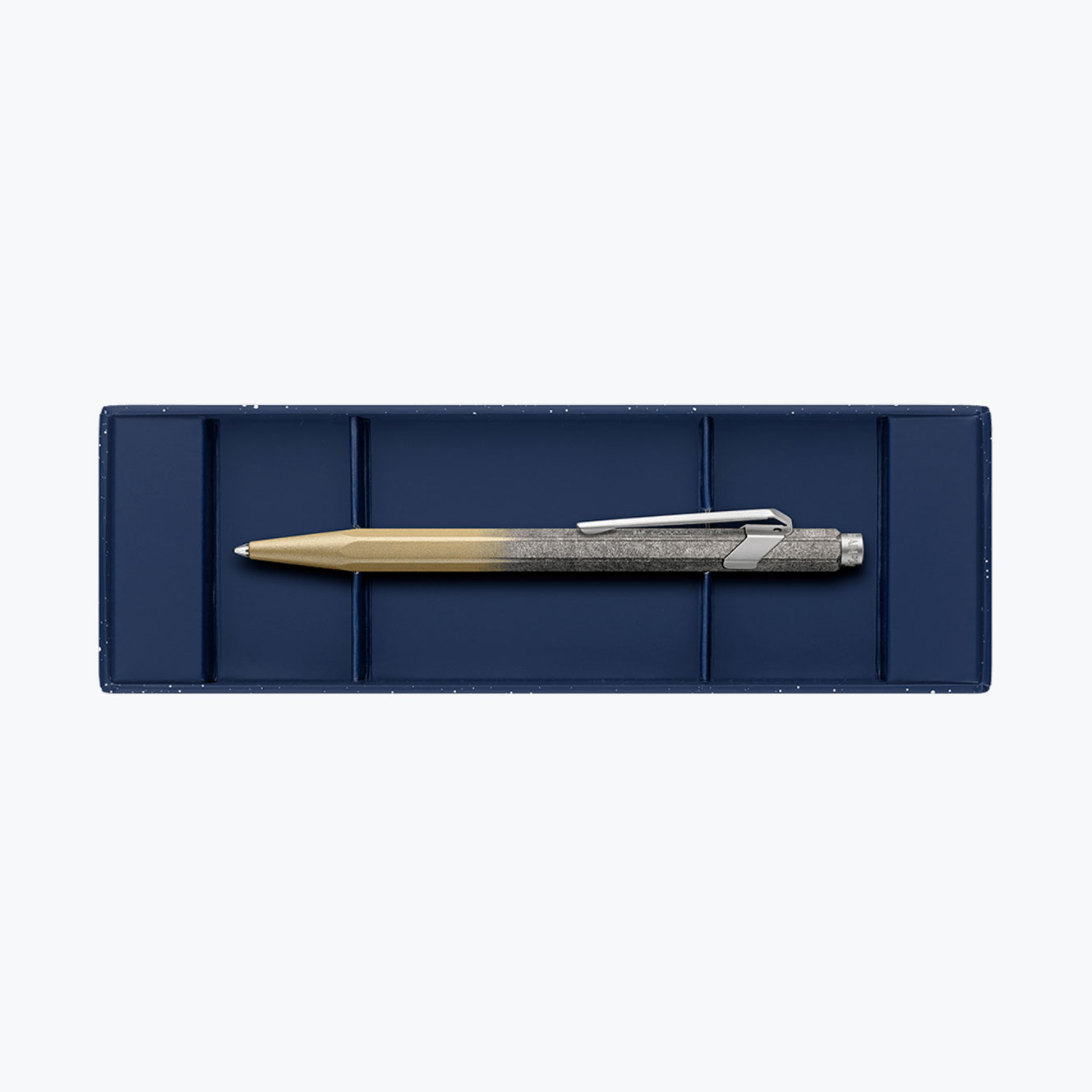 Caran d'Ache - Ballpoint Pen - 849 - Cosmic Blue - Gilded