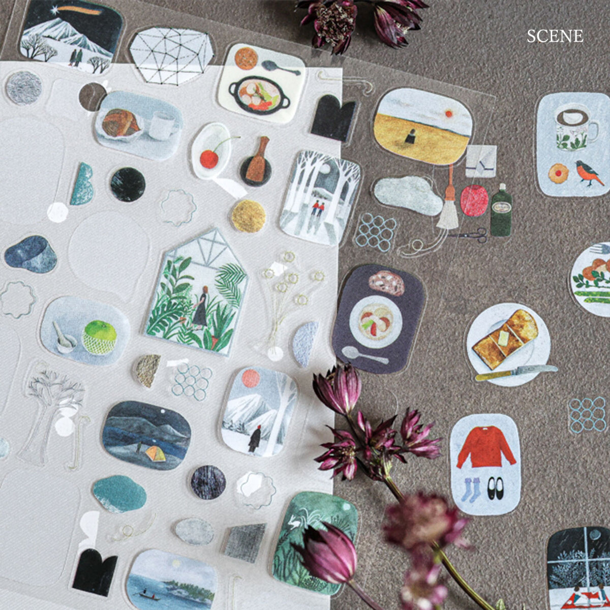 Cozyca Products - Planner Sticker - Nishi Shuku - Scene