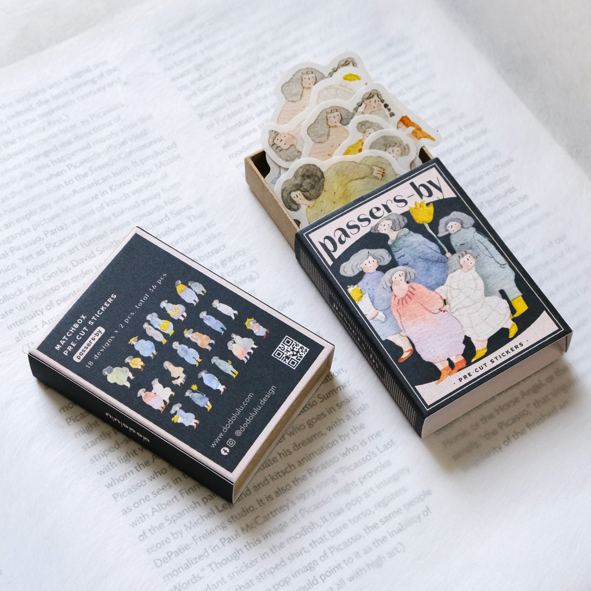 Dodolulu - Planner Sticker Matchbox - Passers By (02)