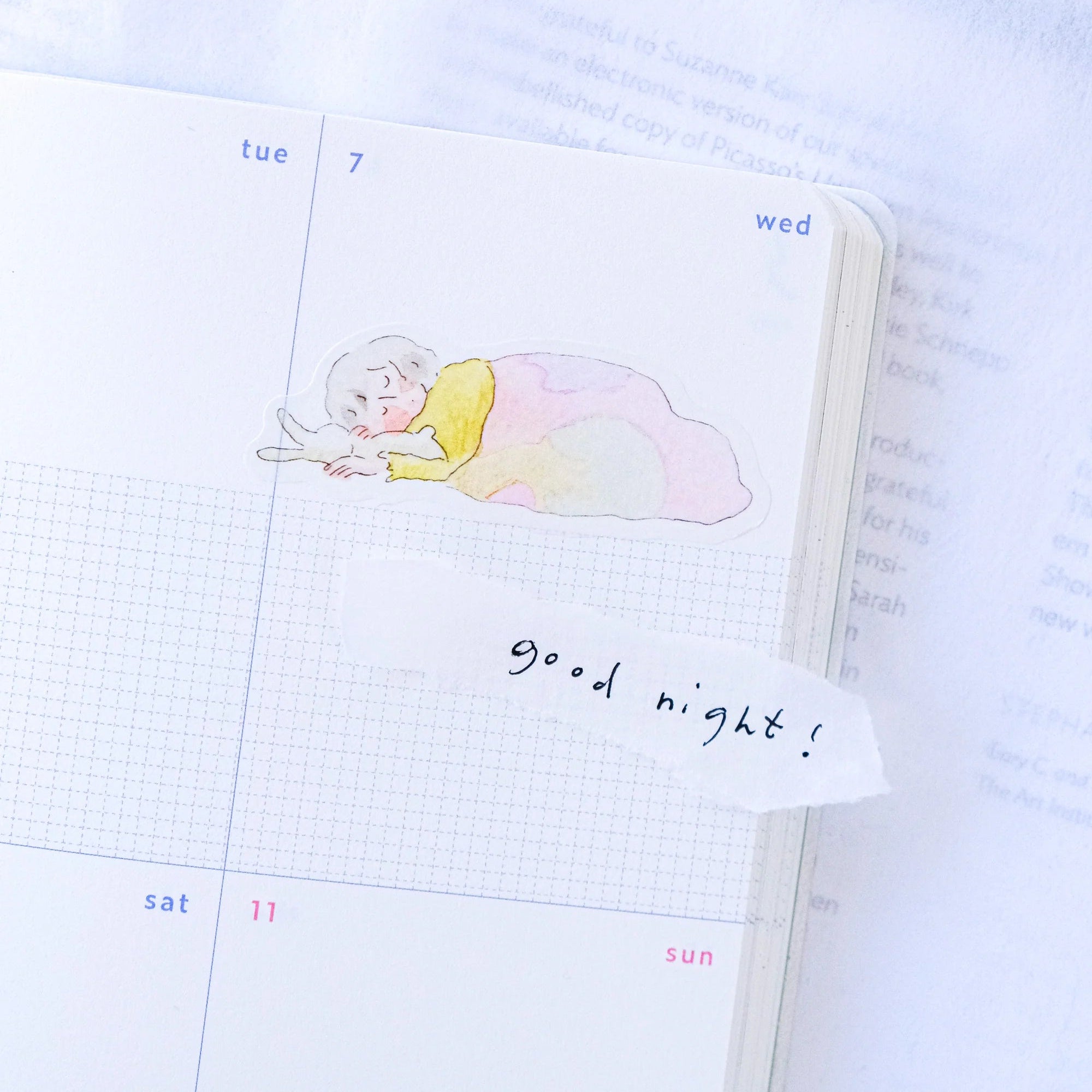Dodolulu - Planner Sticker Matchbox - Lazy Day Comforts (09)