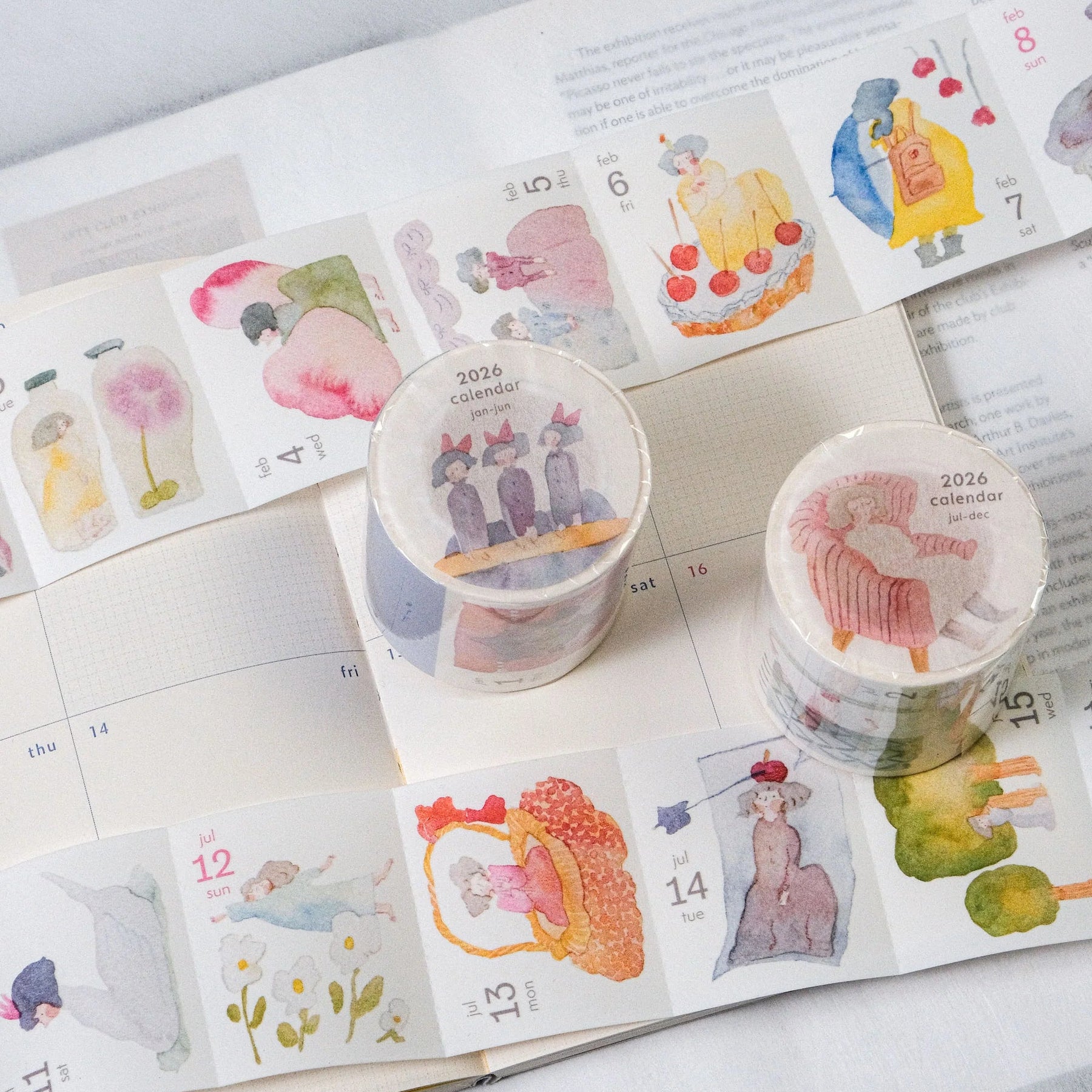 Dodolulu - 2026 Washi Tape Set - 365