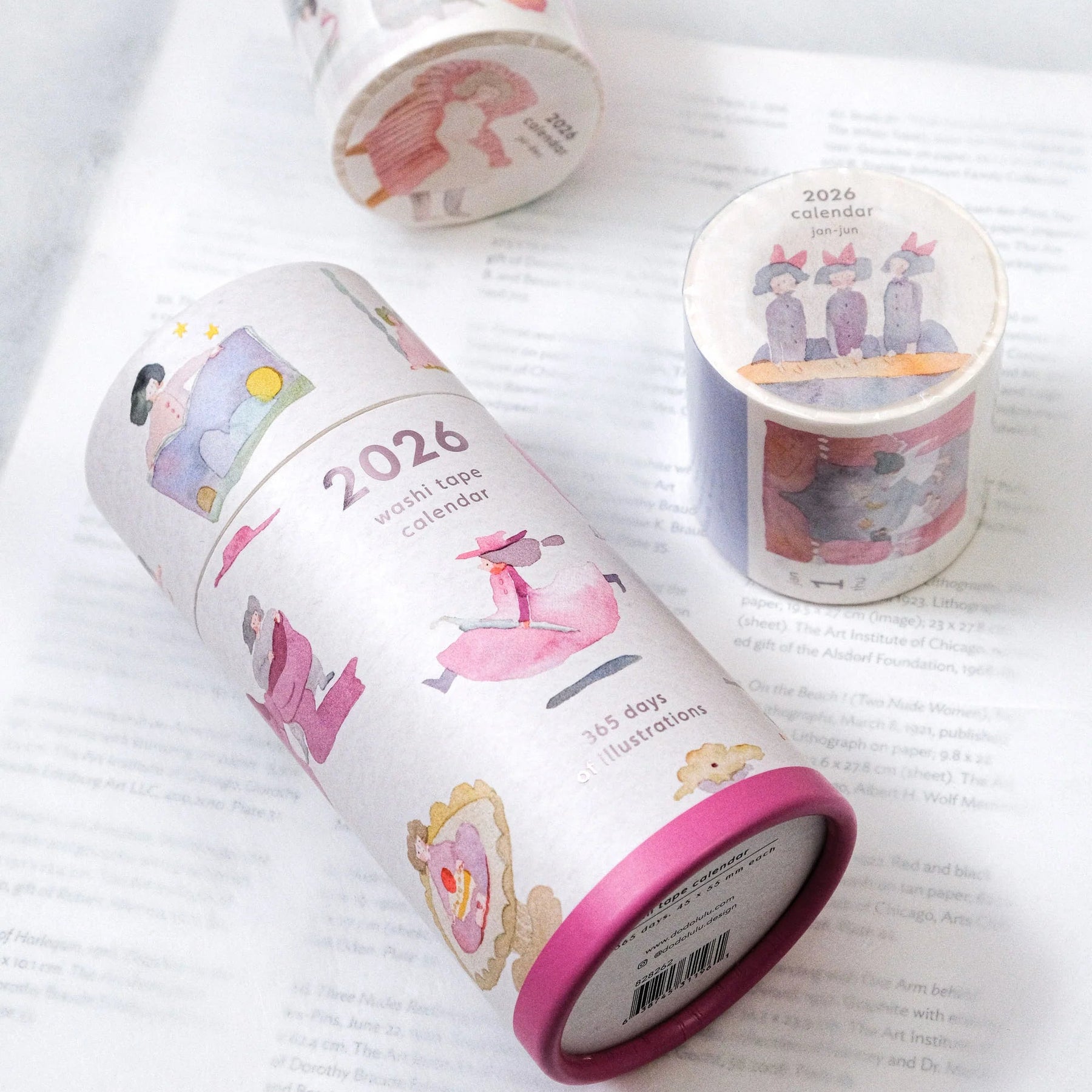Dodolulu - 2026 Washi Tape Set - 365